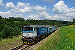 750 705-6, trať: 194 České Budějovice - Černý Kříž (Šebanov), foceno: 24.07.2014