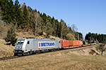 METRANS TRAXX MS 386 012-9, trať 196 Summerau - Linz (Semmelbauer), foceno: 18.03.2015
