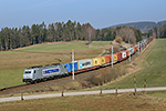METRANS TRAXX MS 386 019-4, trať 196 České Budějovice - Summerau - Linz (Deutsch Hörschlag), foceno: 18.03.2016