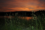 Východ slunce - Dolanský rybník, Boletice