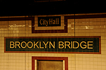 SUBWAY - Metro - stanice Brooklyn Bridge