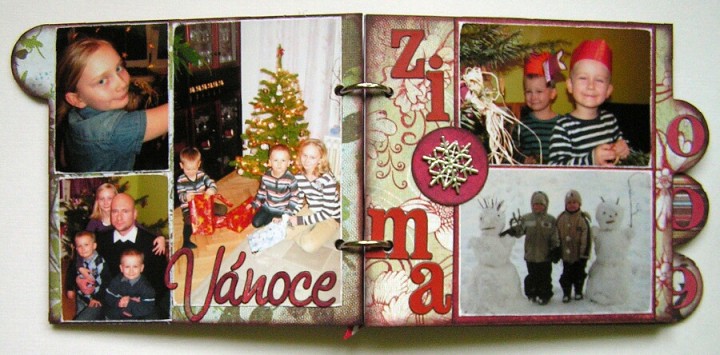 Ukázky scrapbookingu (alba, razítka, písmenka)