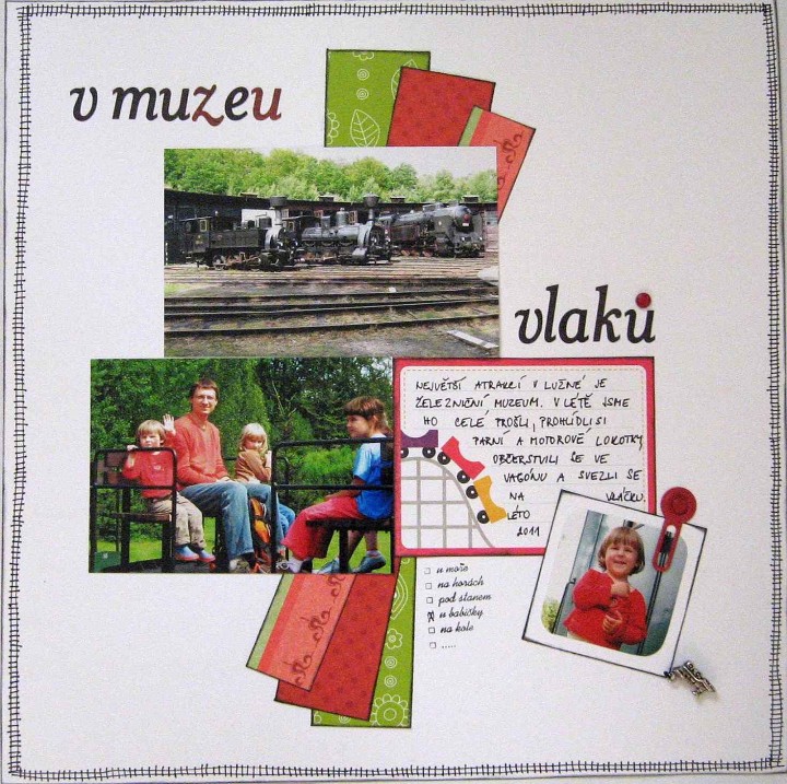 Ukázky scrapbookingu (alba, razítka, písmenka)