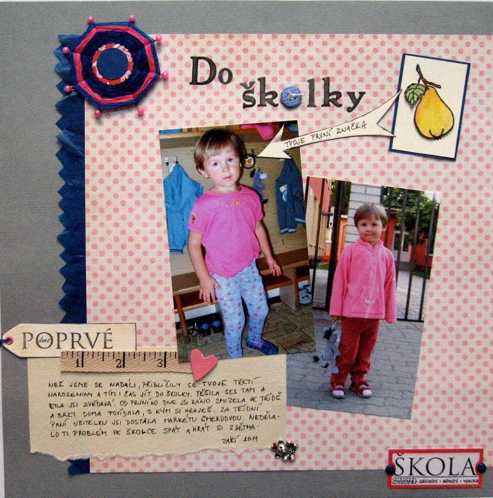 Ukázky scrapbookingu (alba, razítka, písmenka)