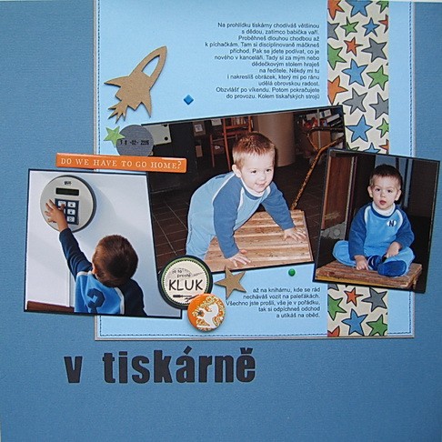 Ukázky scrapbookingu (alba, razítka, písmenka)