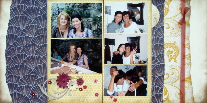 Ukázky scrapbookingu (alba, razítka, písmenka)