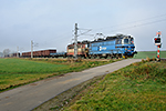 240 064-6, trať: 196 Horní Dvořiště - České Budějovice (Velešín), foceno: 14.11.2014