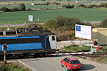 362 062-2, trať: 220 České Budějovice - Praha (přejezd u Horusic), foceno: 12.10.2014