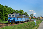 363 505-9, trať: 220 České Budějovice - Praha (České Budějovice - Nemanice), foceno: 17.05.2017