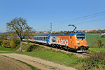 380 004-2, trať: 196 Linz - České Budějovice - Praha (Doberhagen) Ex 1542 ANTON BRUCKNER, foceno: 15.10.2017