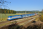380 007-5, trať: 196 Praha - České Budějovice - Linz (Summerau) Ex 1543 ANTON BRUCKNER, foceno: 15.11.2017