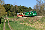 705 905-8, trať 229: Jindřichův Hradec - Nová Bystřice (Albeř), foceno: 20.04.2016