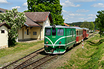 705 905-8, trať 229: Nová Bystřice - Jindřichův Hradec (Blažejov), foceno: 21.05.2016