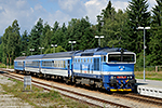 750 713-0, trať: 194 Nová Pec - České Budějovice (Nová Pec), foceno: 16.08.2016