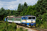 754 006-5, trať: 194 Černý Kříž - České Budějovice (Český Krumlov - Dobrkovice), foceno: 25.08.2014