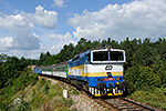 754 006-5, trať: 194 Černý Kříž - České Budějovice (Český Krumlov - Dobrkovice), foceno: 25.08.2014