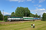 754 008-1, trať: 194 České Budějovice - Černý Kříž (Nová Pec), foceno: 20.07.2015