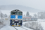 754 015-6, trať: 194 Praha - České Budějovice - Kájov (Plešovice), Ex 531 JIŽNÍ EXPRES, foceno: 21.01.2018