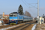 754 015-6, trať: 194 Praha - České Budějovice - Kájov (České Budějovice - Rožnov), Ex 531 JOSEF SEIDEL, foceno: 30.01.2017