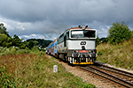 754 022-2, trať: 194 Černý Kříž - České Budějovice (Polná na Šumavě), foceno: 04.09.2013