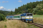 754 029-7, trať: 194 České Budějovice - Černý Kříž (Šebanov), foceno: 28.08.2015