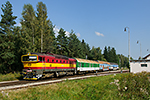 754 044-6, trať: 194 České Budějovice - Nové Údolí (Nová Pec), foceno: 14.09.2016