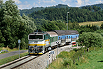 754 045-3, trať: 194 České Budějovice - Černý Kříž (Hořice na Šumavě), foceno: 21.07.2015