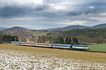 754 057-8, trať: 194 Praha - České Budějovice - Kájov (Holubov), foceno: 28.01.2018