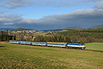 754 057-8, trať: 194 Praha - České Budějovice - Kájov (Holubov), Ex 531 JOSEF SEIDEL, foceno: 26.12.2016