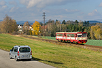 810 375-6, trať: 194 České Budějovice - Nové Údolí (Holubov), foceno: 03.11.2017