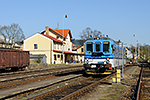 842 006-9, trať: 197 Čičenice - Volary - Nové Údolí (nádraží Volary), foceno: 28.10.2014