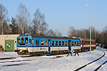 842 006-9, trať: 194 České Budějovice - Nové Údolí (Český Krumlov), foceno: 20.01.2017