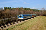 842 007-7, trať: 194 České Budějovice - Černý Kříž (Šebanov), foceno: 12.11.2013