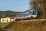 842 007-7, trať: 194 České Budějovice - Nové Údolí (Kájov), foceno: 14.11.2017