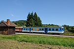 842 007-7, trať: 194 České Budějovice - Černý Kříž (Hořice na Šumavě), foceno: 01.09.2016