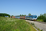 842 013-5, trať: 194 České Budějovice - Černý Kříž (Černá v Pošumaví), foceno: 23.06.2016