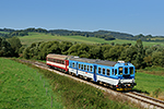 842 013-5, trať: 194 Volary - České Budějovice (Hořice na Šumavě), foceno: 08.09.2016