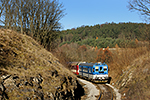 842 020-0, trať: 194 České Budějovice - Nové Údolí (Český Krumlov), foceno: 29.11.2016