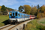 842 024-2, trať: 194 České Budějovice - Nové Údolí (Plešovice), foceno: 20.10.2017