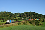 186 187-1, trať 196 České Budějovice - Summerau - Linz (Semmelbauer), foceno: 17.09.2014