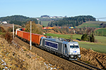 METRANS TRAXX MS 386 010-3, trať 196 Summerau - Linz (Waldburg), foceno: 16.01.2015