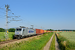 METRANS TRAXX MS 386 020-2, trať 196 České Budějovice - Summerau - Linz (Holkov), foceno: 01.07.2015